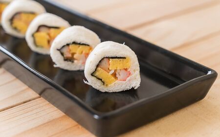 sushi sandwich roll - fusion food