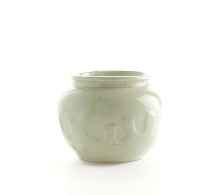 vase on white backgroundの写真素材