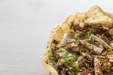 vietnamese pizza - vietmanese food