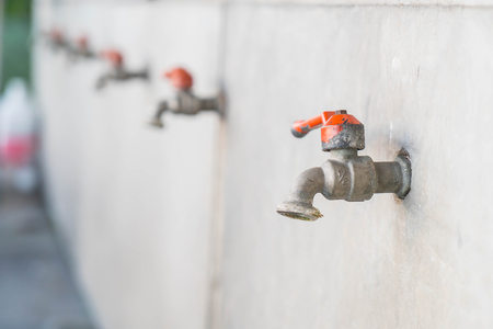 Faucet waterの写真素材