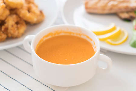carrot soupの写真素材