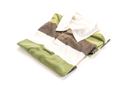 shirt on white backgroundの写真素材