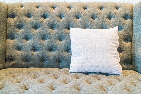 Pillow on sofa decoration interior in living roomの写真素材