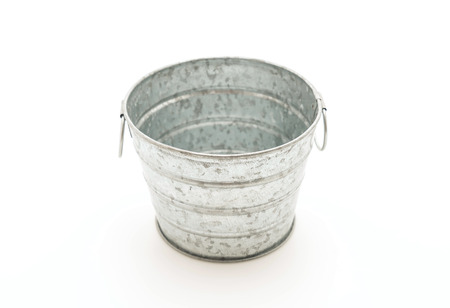 iron tanks on white backgroundの写真素材