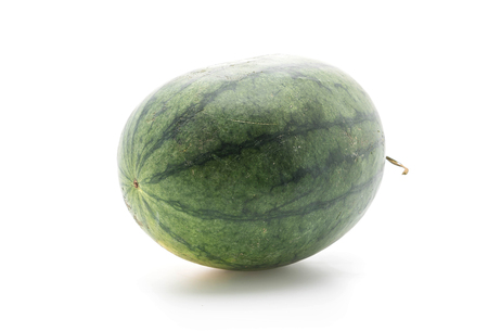 fresh watermelon on white backgroundの写真素材
