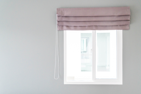 Curtain interior decoration in living room with sunlightの写真素材