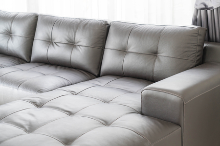 modern sofa interior decoration in living roomの写真素材