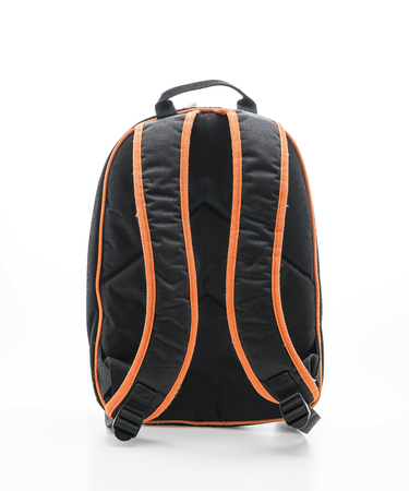 beautiful backpack on white backgroundの写真素材