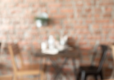 Abstract blur coffee shop or cafe restaurant - vintage effect filterの写真素材