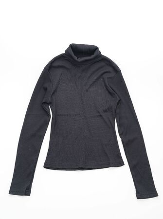 shirt. folded t-shirt on white backgroundの写真素材