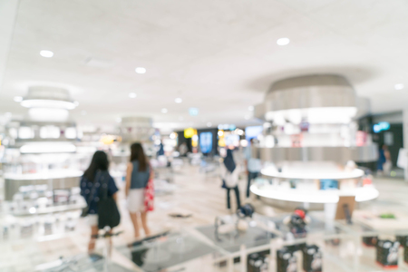Abstract blur beautiful luxury shopping mall and retails store interior for background