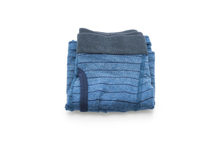 men underwear isolated on white backgroundの写真素材