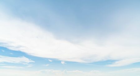 blue sky with cloud for backgroundの写真素材