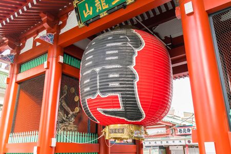 Beautiful Architecture at Sensoji Temple around Asakusa area in Tokyo, Japanのeditorial素材