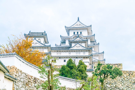 Beautiful Architecture Himeji Castle in Hyogo Prefecture, Japan, UNESCO World Heritageのeditorial素材