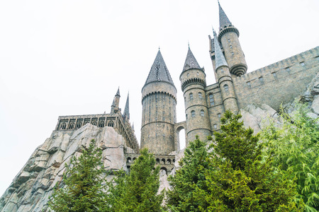 Osaka, Japan - NOV 21, 2016: The Wizarding World of Harry Potter in Universal Studios Japan. Universal Studios Japan is a theme park in Osaka, Japan.のeditorial素材