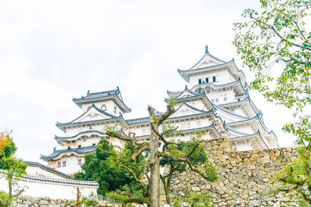 Beautiful Architecture Himeji Castle in Hyogo Prefecture, Japan, UNESCO World Heritageのeditorial素材