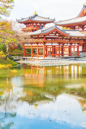 Beautiful Architecture Byodo-in Temple at Kyoto Japan.のeditorial素材