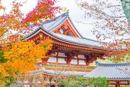 Beautiful Architecture Byodo-in Temple at Kyoto Japan.のeditorial素材