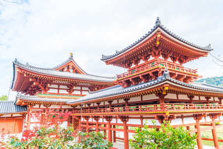 Beautiful Architecture Byodo-in Temple at Kyoto Japan.のeditorial素材