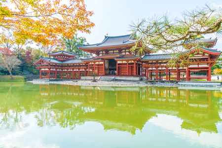 Beautiful Architecture Byodo-in Temple at Kyoto Japan.のeditorial素材