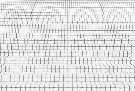 abstract tile stairs in black and white tone