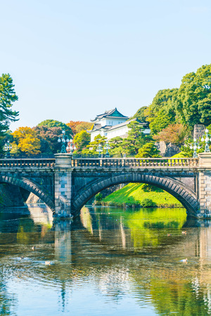 Beautiful Imperial palace building in Tokyo, Japanのeditorial素材
