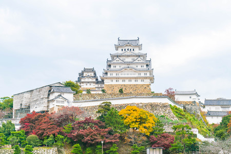Beautiful Architecture Himeji Castle in Hyogo Prefecture, Japan,のeditorial素材