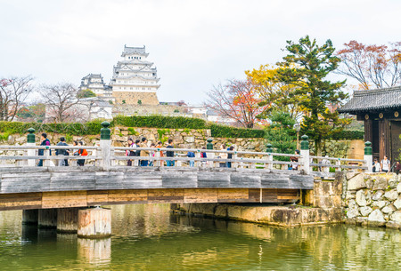 HIMEJI, JAPAN - 20 NOV 2016- The Himeji castleのeditorial素材