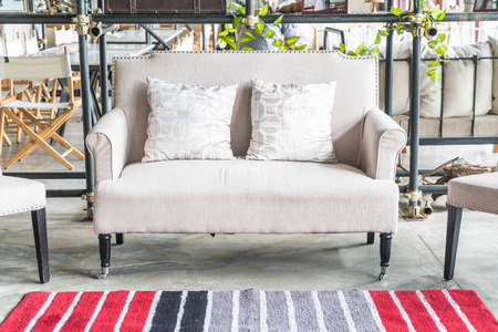 empty chair decoration in living roomのeditorial素材