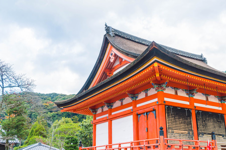 Beautiful Architecture in Kiyomizu-dera Temple Kyoto, Japanのeditorial素材