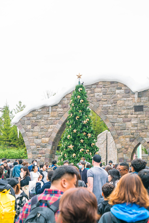 Osaka, Japan - NOV 21, 2016: The Wizarding World of Harry Potter in Universal Studios Japan. Universal Studios Japan is a theme park in Osaka, Japan.のeditorial素材