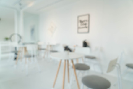 abstract blur in restaurant for backgroundの写真素材