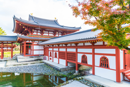 Beautiful Architecture Byodo-in Temple at Kyoto Japan.