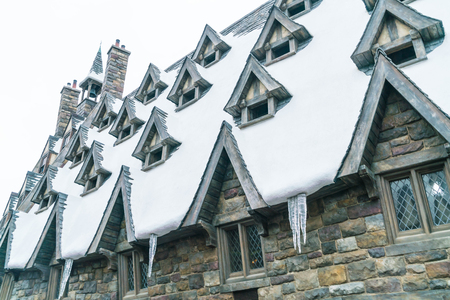 Osaka, Japan - NOV 21, 2016: The Wizarding World of Harry Potter in Universal Studios Japan. Universal Studios Japan is a theme park in Osaka, Japan.のeditorial素材