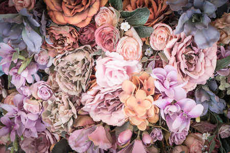 Flower background - vintage effect style picturesの写真素材