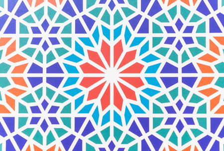 beautiful architecture in morocco style for background