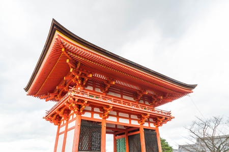 Beautiful Architecture in Kiyomizu-dera Temple Kyoto, Japanのeditorial素材