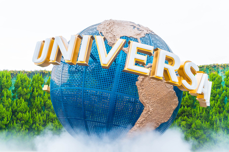 Osaka, Japan - NOV 21 2016 : The theme park attractions based on the film industry at Universal Studios Theme Park in Osaka, Japan.のeditorial素材