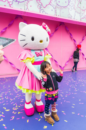 Osaka, Japan - NOV 21 2016 : The theme park attractions based on the film industry at Universal Studios Theme Park in Osaka, Japan.のeditorial素材