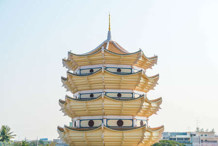 beautiful architecture at dragon museum in Suphanburi, Thailandの写真素材