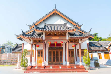 beautiful architecture at dragon museum in Suphanburi, Thailandのeditorial素材