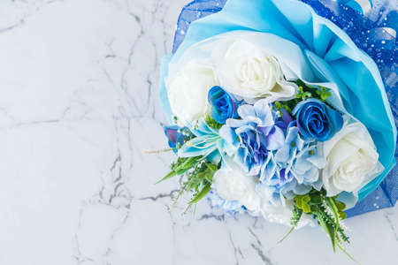 beautiful bouquet of rose flowersの写真素材