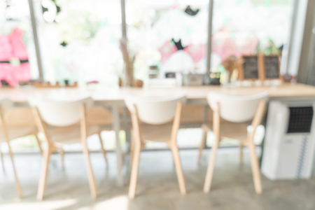 abstract blur in cafe for backgroundの写真素材