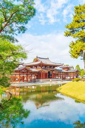 Beautiful Architecture Byodo-in Temple at Kyoto Japan.のeditorial素材