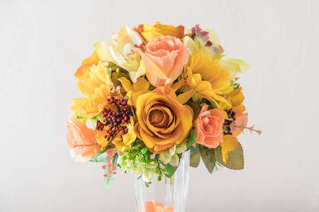 bouquet of flower on the table
