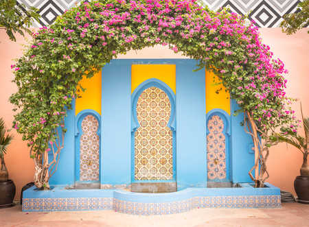 beautiful architecture in morocco styleの写真素材
