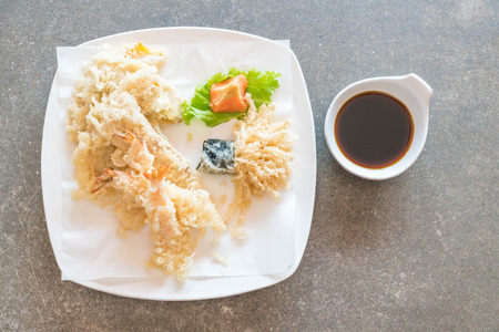 fried shrimp (tempura) - japanese food styleの写真素材