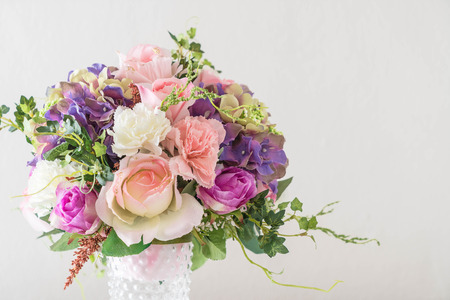 bouquet of flower on the tableの写真素材