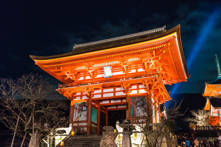 Beautiful Architecture in Kiyomizu-dera Temple Kyoto, Japanのeditorial素材